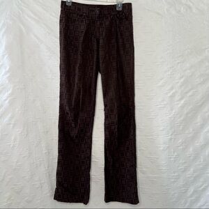 Tahari Purple Geometric square Print Dress Pants